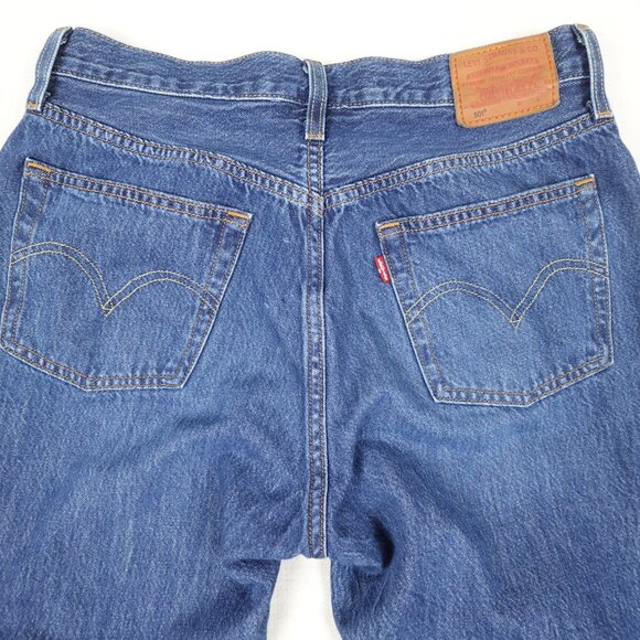 Levi's 501 Premium Jeans Women's 29x30 Original Fit 100% Cotton Denim - Picture 8 of 13